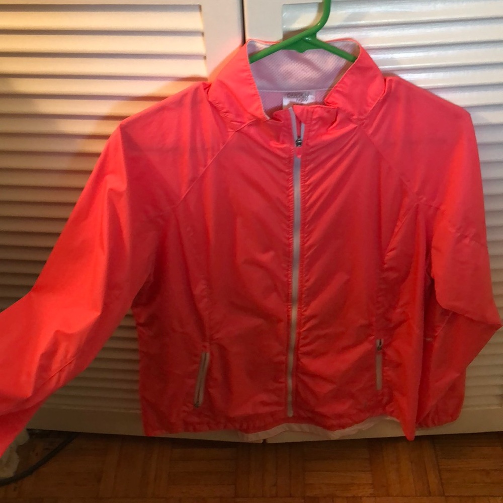 Bright Pink Danskin Rain Jacket